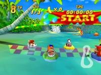 une photo d'Ã©cran de Diddy Kong Racing sur Nintendo 64